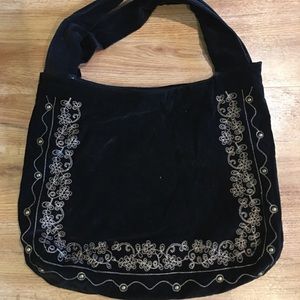 Velvet tote
